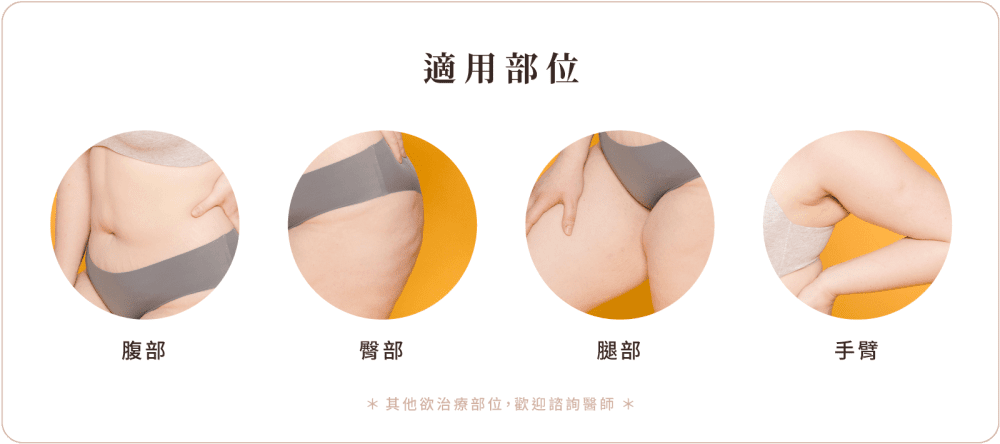 熱磁減脂EMSULPTNEO 適用部位