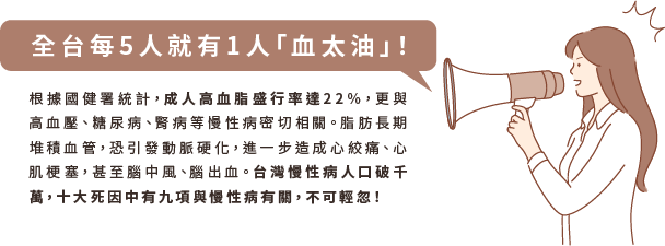 22%國民血脂過高！血液淨化遠離慢性病